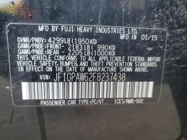 JF1GPAW62F8237438 Subaru Impreza Sport Limited
