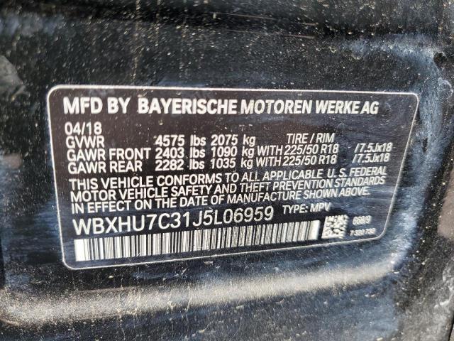 WBXHU7C31J5L06959 BMW X1 Sdrive28i