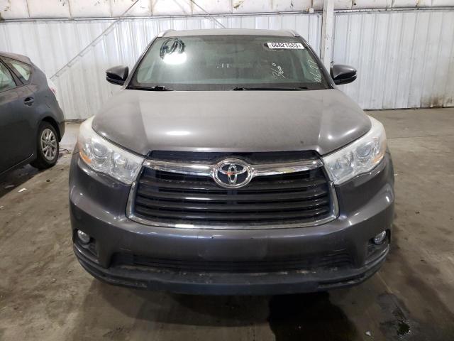 VIN 5TDJKRFHXES054412 2014 Toyota Highlander, Xle no.5