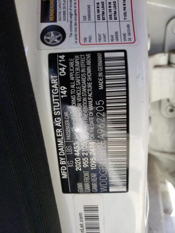 WDDGF4HB2EA962205 Mercedes-Benz C 250