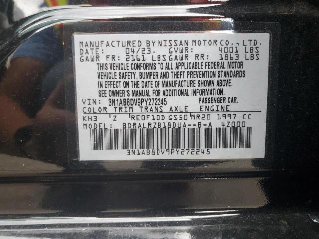 3N1AB8DV9PY272245 Nissan SENTRA SR