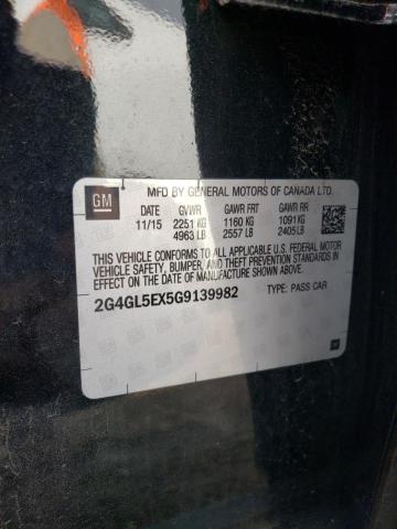2G4GL5EX5G9139982 Buick Regal