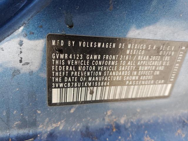2019 VOLKSWAGEN JETTA S - 3VWCB7BU1KM155864