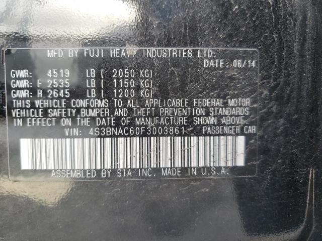 4S3BNAC60F3003861 Subaru Legacy 2.5i Premium