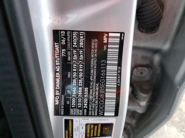 WDCGG8JB5EG166113 Mercedes-Benz Glk 350 4matic