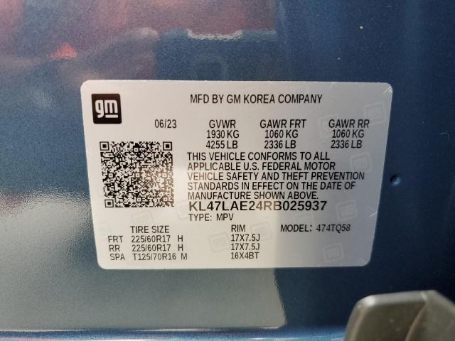 2024 BUICK ENVISTA PR - KL47LAE24RB025937