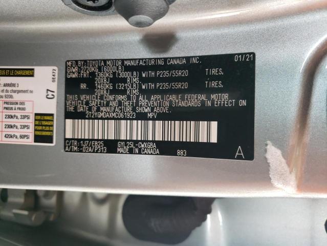2021 LEXUS RX 450H F- 2T2YGMDAXMC061923