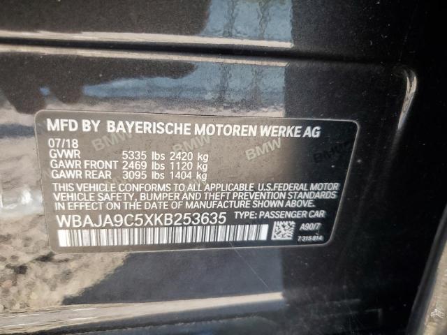 2019 BMW 530E - WBAJA9C5XKB253635