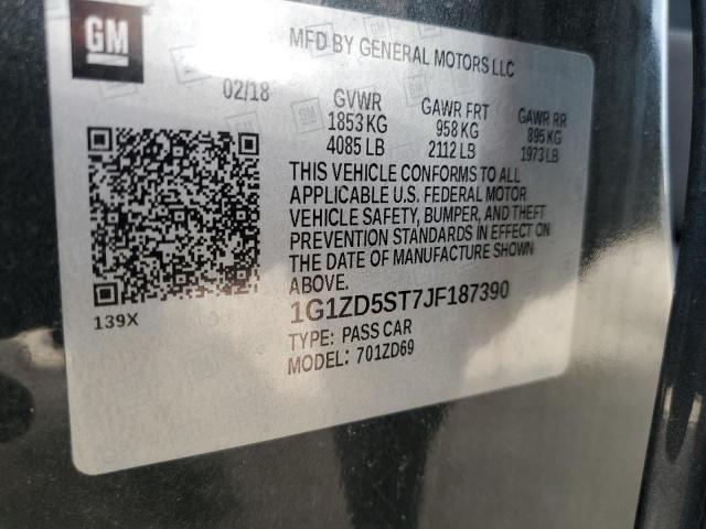 1G1ZD5ST7JF187390 Chevrolet MALIBU LT