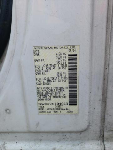 1N6AF0KY5EN104013 Nissan Nv 2500