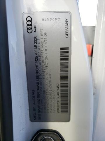2016 AUDI A3 E-TRON - WAUUPBFF5GA071457