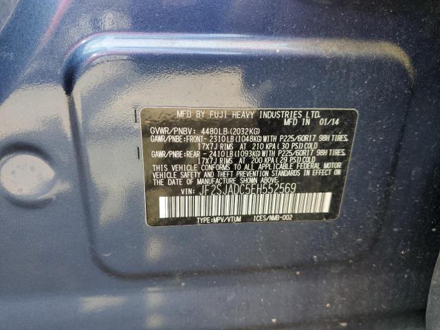 JF2SJADC5EH552569 Subaru Forester 2.5i Premium
