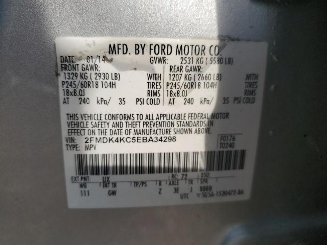 2FMDK4KC5EBA34298 Ford Edge Limited
