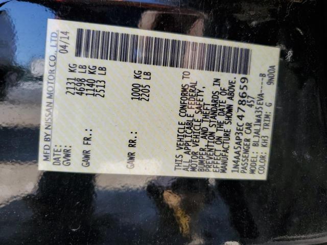 1N4AA5AP3EC478659 Nissan MAXIMA S