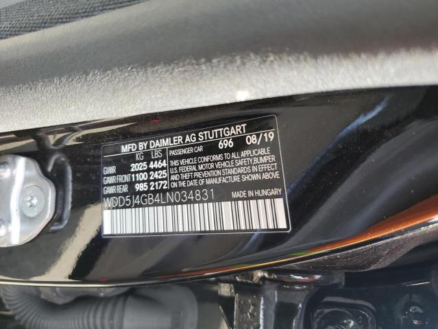 WDD5J4GB4LN034831 Mercedes-Benz CLA 250