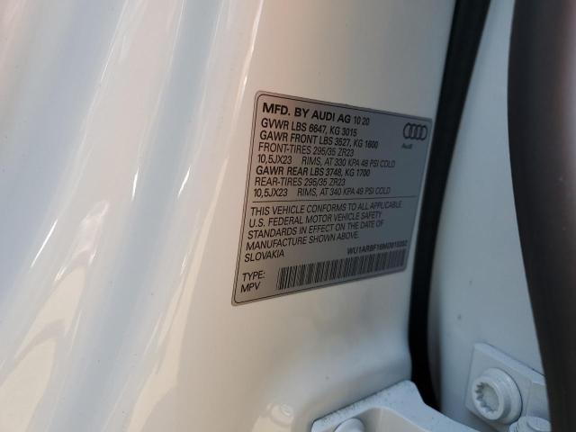 2021 AUDI RS Q8 WU1ARBF16MD015352