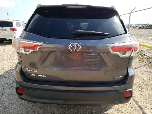 VIN 5TDKKRFH0ES018006 2014 Toyota Highlander, Xle no.6