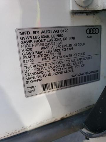 VIN WA1LXAF72LD008210 2020 Audi Q7, Premium Plus no.13