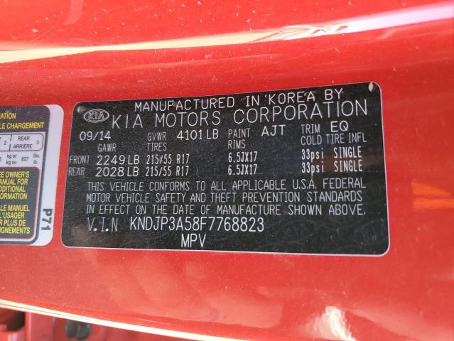 KNDJP3A58F7768823 KIA SOUL +