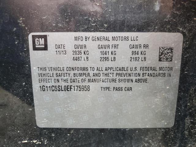 1G11C5SL0EF175958 Chevrolet MALIBU 1LT