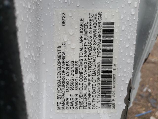 19UDE4G72PA004943 Acura Integra A-spec Tech