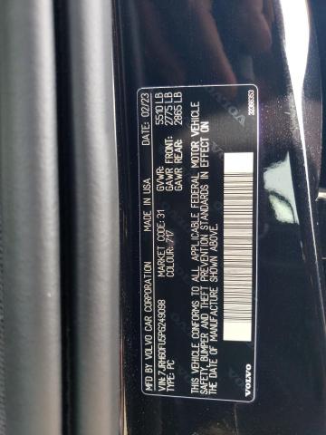2023 VOLVO S60 ULTIMA - 7JRH60FU5PG249098