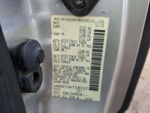 1N6BD0CT1EN718537 Nissan FRONTIER S