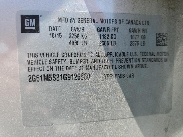 2G61M5S31G9126660 Cadillac Xts Luxury Collection
