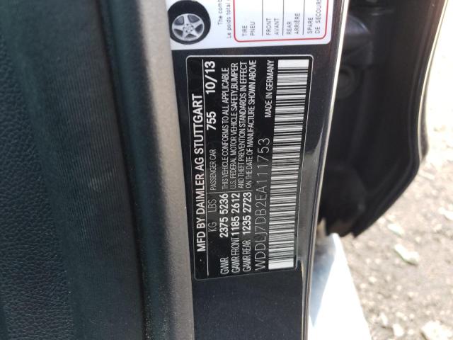 WDDLJ7DB2EA111753 Mercedes-Benz CLS 550