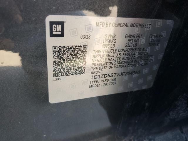 1G1ZD5ST7JF204060 Chevrolet MALIBU LT