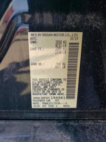 1N4AL3AP1FC194981 Nissan ALTIMA 2.5