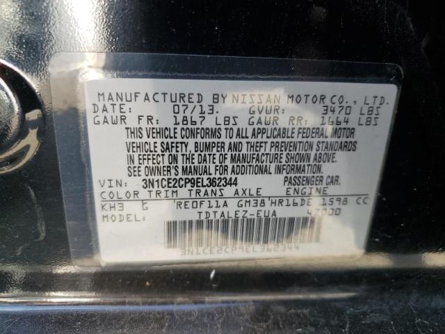 3N1CE2CP9EL362344 Nissan Versa Note S
