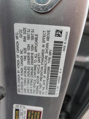 2HKRW2H82NH622668 Honda CR-V EXL