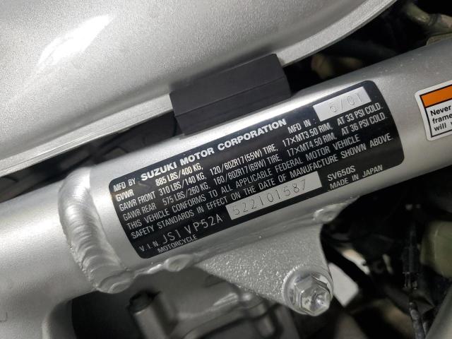 2002 SUZUKI SV650 S JS1VP52A522101587