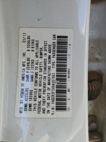 VIN 1HGCR2F3XDA097693 2013 Honda Accord, LX no.12