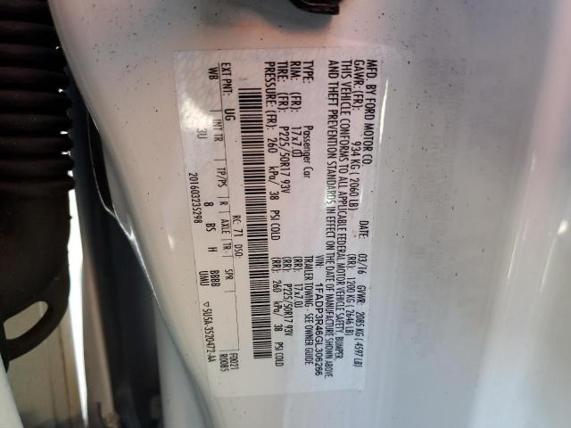 1FADP3R46GL306266 Ford FOCUS BEV