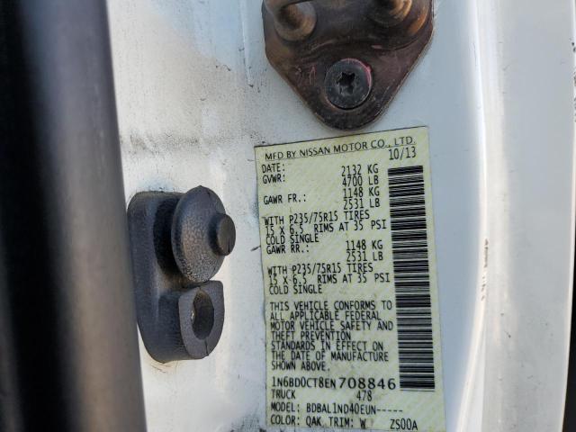 1N6BD0CT8EN708846 Nissan FRONTIER S