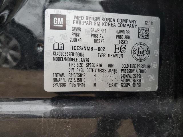 2015 BUICK ENCORE - KL4CJGSB9FB106052