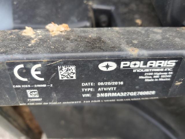 2016 POLARIS RANGER ETX - 3NSRMA327GE760828