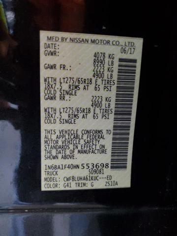 1N6BA1F40HN553698 Nissan Titan Xd Sl