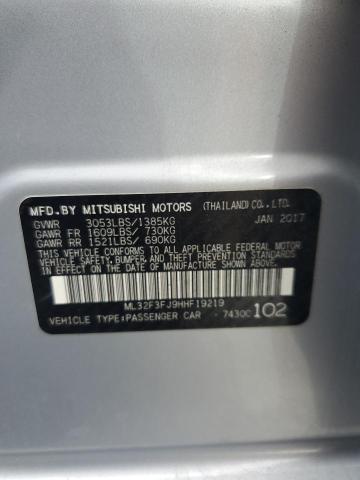 ML32F3FJ9HHF19219 Mitsubishi Mirage G4 Es