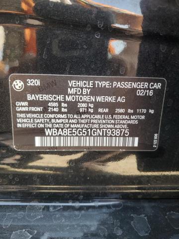 WBA8E5G51GNT93875 BMW 320 XI