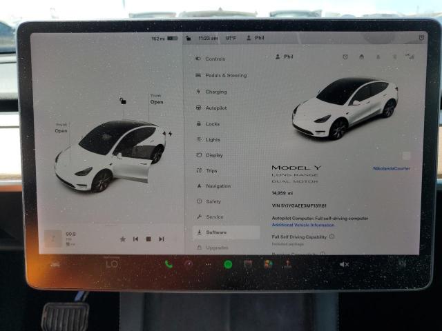 5YJYGAEE3MF131181 Tesla Model Y  9