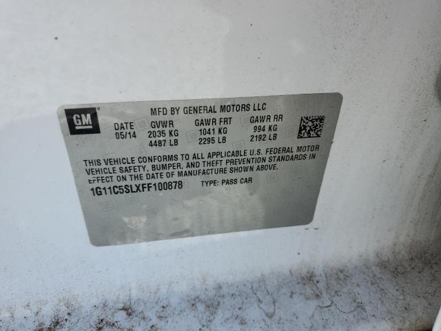 2015 CHEVROLET MALIBU  LT - 1G11C5SLXFF100878
