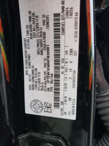 2019 FORD F150 SUPER - 1FTEW1E40KFB30981