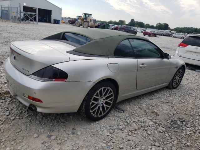 VIN: WBAEK13486CN77822 Auction: COPART Lot: 66743303 Location: IN - CICERO WBAEK13486CN77822 BMW 6 SERIES 2006 SILVER Photo 3
