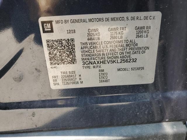 2019 CHEVROLET EQUINOX LS - 3GNAXHEV5KL256232