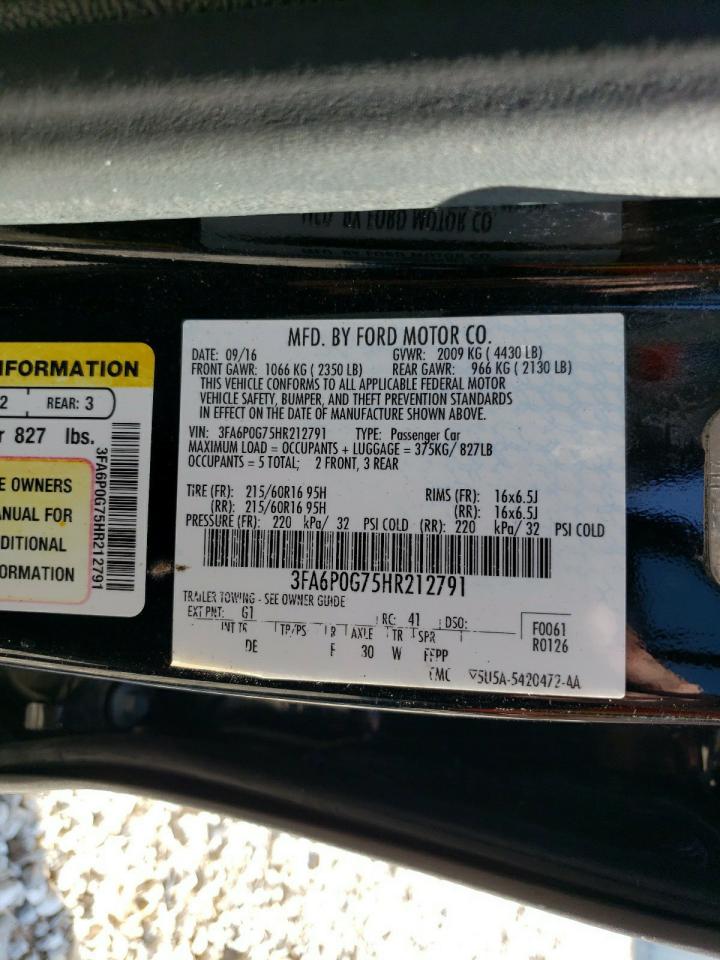 Lot #2890938627 2017 FORD FUSION S