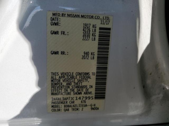 1N4AL3AP7JC147995 Nissan ALTIMA 2.5