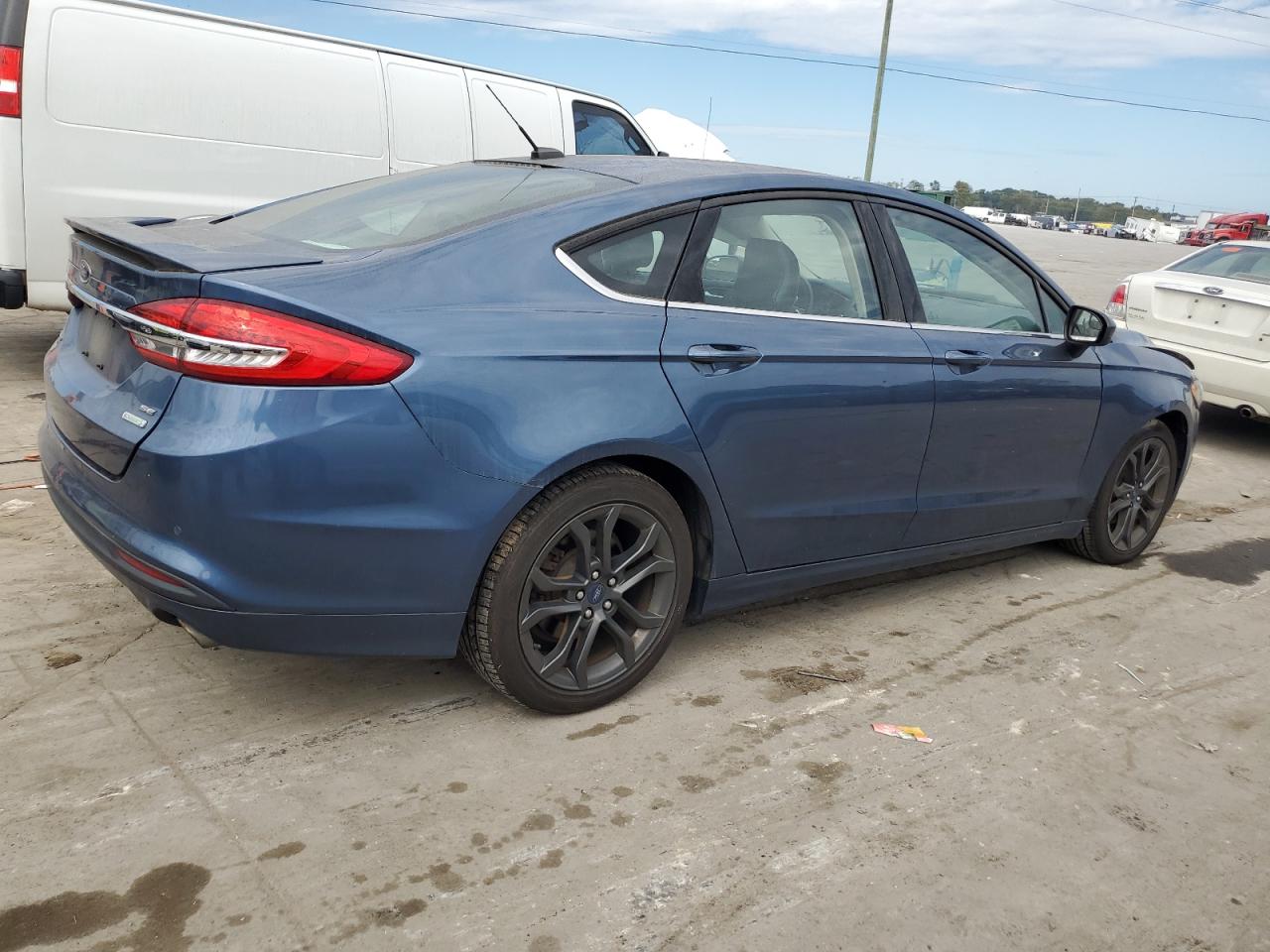 2018 Ford Fusion Se vin: 3FA6P0HD7JR283498